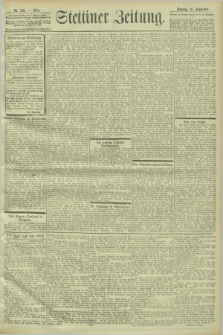 Stettiner Zeitung. 1903, Nr. 216 (15 September)