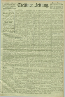 Stettiner Zeitung. 1903, Nr. 218 (17 September)