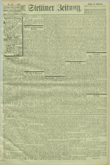 Stettiner Zeitung. 1903, Nr. 219 (18 September)
