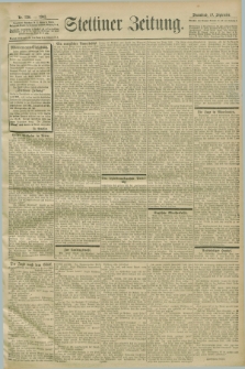 Stettiner Zeitung. 1903, Nr. 220 (19 September)