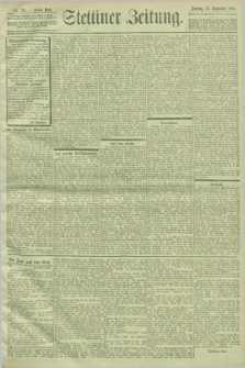 Stettiner Zeitung. 1903, Nr. 227 (27 September)