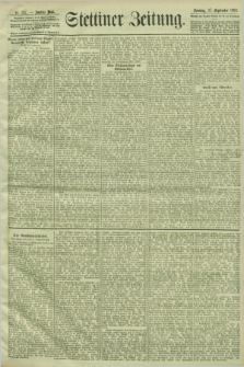 Stettiner Zeitung. 1903, Nr. 227 (27 September)