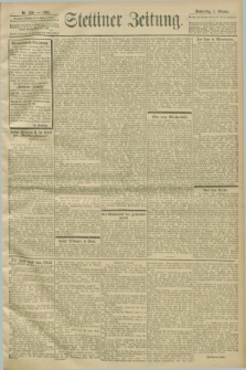 Stettiner Zeitung. 1903, Nr. 230 (1 Oktober)