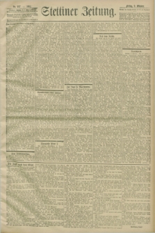 Stettiner Zeitung. 1903, Nr. 237 (9 Oktober)