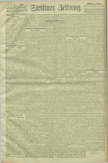 Stettiner Zeitung. 1903, Nr. 241 (14 Oktober)