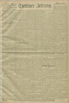 Stettiner Zeitung. 1903, Nr. 247 (21 Oktober)