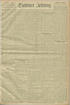 Stettiner Zeitung. 1903, Nr. 260 (5 November)