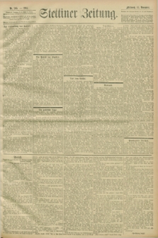 Stettiner Zeitung. 1903, Nr. 265 (11 November)