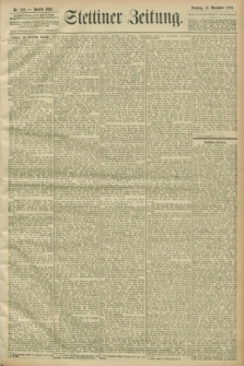Stettiner Zeitung. 1903, Nr. 269 (15 November)