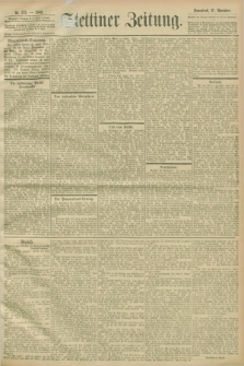 Stettiner Zeitung. 1903, Nr. 273 (21 November)