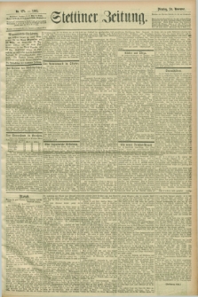 Stettiner Zeitung. 1903, Nr. 275 (24 November)
