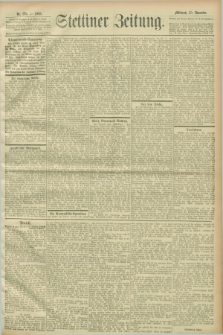 Stettiner Zeitung. 1903, Nr. 276 (25 November)