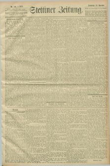 Stettiner Zeitung. 1903, Nr. 279 (28 November)