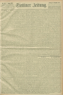 Stettiner Zeitung. 1903, Nr. 280 (29 November)