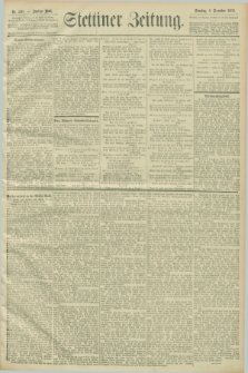 Stettiner Zeitung. 1903, Nr. 286 (6 Dezember)