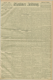Stettiner Zeitung. 1903, Nr. 289 (10 Dezember)