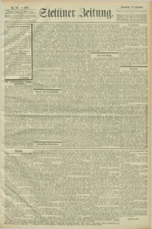 Stettiner Zeitung. 1903, Nr. 297 (19 Dezember)