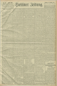 Stettiner Zeitung. 1903, Nr. 298 (20 Dezember)