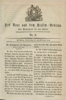 Der Bote aus dem Riesen-Gebirge : eine Wochenschrift für alle Stände. Jg.7, No. 6 (4 Februar 1819) + dod.