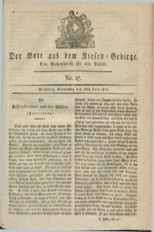 Der Bote aus dem Riesen-Gebirge : eine Wochenschrift für alle Stände. Jg.7, No. 27 (1 July 1819) + dod.
