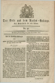 Der Bote aus dem Riesen-Gebirge : eine Wochenschrift für alle Stände. Jg.7, No. 40 (30 September 1819)