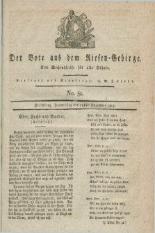 Der Bote aus dem Riesen-Gebirge : eine Wochenschrift für alle Stände. Jg.7, No. 52 (23 Dezember 1819)
