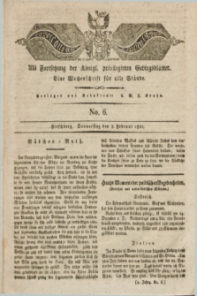 Der Bote aus dem Riesen-Gebirge : als Fortsetzung der Königl. privilegirten Gebirgsblätter : eine Wochenschrift für alle Stände. Jg.9, No. 6 (8 Februar 1821) + dod.