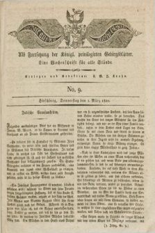 Der Bote aus dem Riesen-Gebirge : als Fortsetzung der Königl. privilegirten Gebirgsblätter : eine Wochenschrift für alle Stände. Jg.9, No. 9 (1 März 1821) + dod.