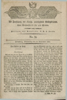 Der Bote aus dem Riesen-Gebirge : als Fortsetzung der Königl. privilegirten Gebirgsblätter : eine Wochenschrift für alle Stände. Jg.9, No. 38 (20 September 1821) + dod.