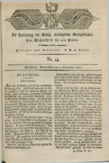 Der Bote aus dem Riesen-Gebirge : als Fortsetzung der Königl. privilegirten Gebirgsblätter : eine Wochenschrift für alle Stände. Jg.9, No. 44 (1 November 1821) + dod.