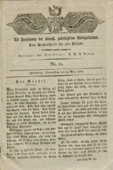 Der Bote aus dem Riesen-Gebirge : als Fortsetzung der Königl. privilegirten Gebirgsblätter : eine Wochenschrift für alle Stände. Jg.10, No. 11 (14 März 1822) + dod.
