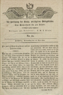 Der Bote aus dem Riesen-Gebirge : als Fortsetzung der Königl. privilegirten Gebirgsblätter : eine Wochenschrift für alle Stände. Jg.10, No. 20 (16 Mai 1822) + dod.