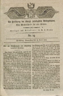 Der Bote aus dem Riesen-Gebirge : als Fortsetzung der Königl. privilegirten Gebirgsblätter : eine Wochenschrift für alle Stände. Jg.10, No. 24 (13 Juni 1822) + dod.
