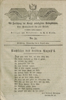 Der Bote aus dem Riesen-Gebirge : als Fortsetzung der Königl. privilegirten Gebirgsblätter : eine Wochenschrift für alle Stände. Jg.10, No. 32 (8 August 1822) + dod.