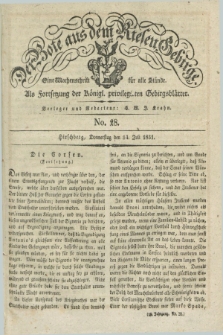 Der Bote aus dem Riesen-Gebirge : als Fortsetzung der Königl. privilegirten Gebirgsblätter : eine Wochenschrift für alle Stände. Jg.19, No. 28 (14 Juli 1831) + dod.