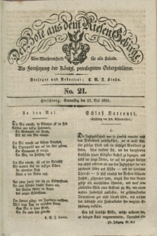 Der Bote aus dem Riesen-Gebirge : als Fortsetzung der Königl. privilegirten Gebirgsblätter : eine Wochenschrift für alle Stände. Jg.21, No. 21 (23 Mai 1833) + dod.