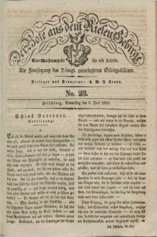 Der Bote aus dem Riesen-Gebirge : als Fortsetzung der Königl. privilegirten Gebirgsblätter : eine Wochenschrift für alle Stände. Jg.21, No. 23 (6 Juni 1833) + dod.