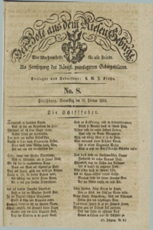 Der Bote aus dem Riesen-Gebirge : als Fortsetzung der Königl. privilegirten Gebirgsblätter : eine Wochenschrift für alle Stände. Jg.22, No. 8 (20 Februar 1834) + dod.