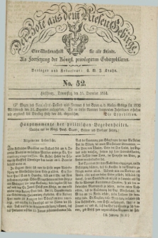 Der Bote aus dem Riesen-Gebirge : als Fortsetzung der Königl. privilegirten Gebirgsblätter : eine Wochenschrift für alle Stände. Jg.22, No. 52 (25 December 1834) + dod.