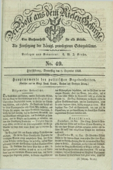 Der Bote aus dem Riesen-Gebirge : als Fortsetzung der Königl. privilegirten Gebirgsblätter : eine Wochenschrift für alle Stände. Jg.26, No. 49 (6 Dezember 1838) + dod.