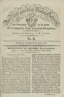 Der Bote aus dem Riesen-Gebirge : als Fortsetzung der Königl. privilegirten Gebirgsblätter : eine Wochenschrift für alle Stände. Jg.27, No. 3 (17 Januar 1839) + dod.