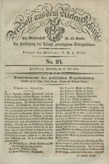 Der Bote aus dem Riesen-Gebirge : als Fortsetzung der Königl. privilegirten Gebirgsblätter : eine Wochenschrift für alle Stände. Jg.27, No. 21 (23 Mai 1839) + dod.