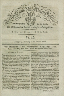 Der Bote aus dem Riesen-Gebirge : als Fortsetzung der Königl. privilegirten Gebirgsblätter : eine Wochenschrift für alle Stände. Jg.29, No. 45 (11 November 1841) + dod.