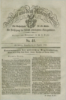 Der Bote aus dem Riesen-Gebirge : als Fortsetzung der Königl. privilegirten Gebirgsblätter : eine Wochenschrift für alle Stände. Jg.29, No. 51 (23 Dezember 1841) + dod.