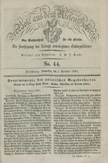 Der Bote aus dem Riesen-Gebirge : als Fortsetzung der Königl. privilegirten Gebirgsblätter : eine Wochenschrift für alle Stände. Jg.31, No. 44 (2 November 1843) + dod.