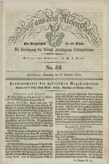 Der Bote aus dem Riesen-Gebirge : als Fortsetzung der Königl. privilegirten Gebirgsblätter : eine Wochenschrift für alle Stände. Jg.31, No. 52 (28 Dezember 1843) + dod.