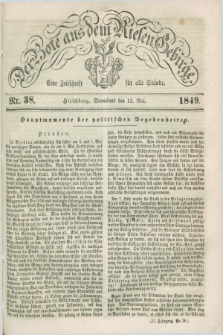 Der Bote aus dem Riesen-Gebirge : eine Zeitschrift für alle Stände. Jg.37, Nr. 38 (12 Mai 1849) + dod.