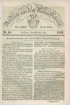 Der Bote aus dem Riesen-Gebirge : eine Zeitschrift für alle Stände. Jg.37, Nr. 54 (7 Juli 1849) + dod.