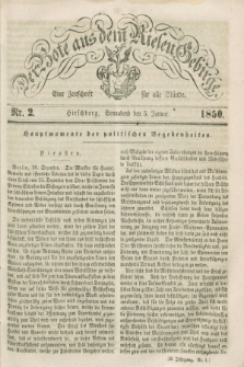 Der Bote aus dem Riesen-Gebirge : eine Zeitschrift für alle Stände. Jg.38, Nr. 2 (5 Januar 1850) + dod.