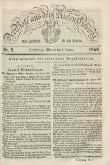 Der Bote aus dem Riesen-Gebirge : eine Zeitschrift für alle Stände. Jg.38, Nr. 3 (9 Januar 1850) + dod.